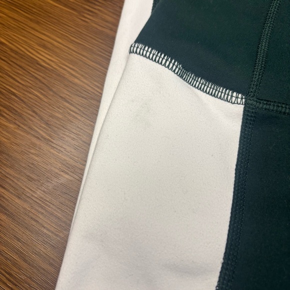 Fabletics On-The-Go PowerHold® High-Waisted Capri Leggings Deep Sea Green - Picture 7 of 8